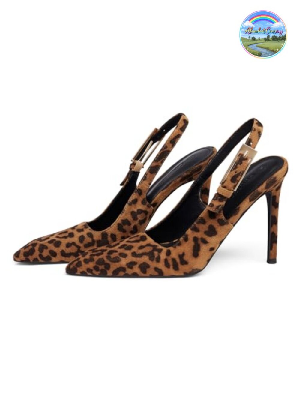Slingback High Heels Pointed Toe Stilettos Patent Leather Pumps